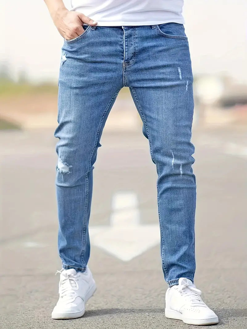 Rippen-Jeans Frühjahr Trendy Herrenhose