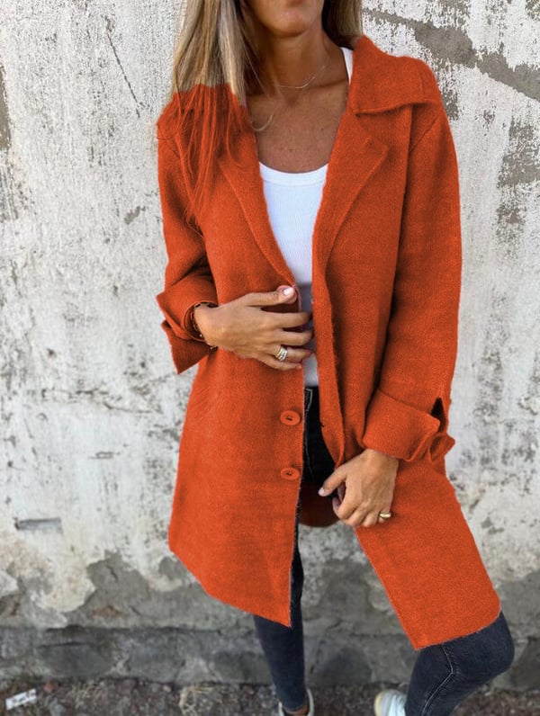 Stilvolle Damenjacke Button Down