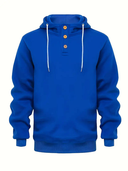 Herren Hoodie Langarm Warm Modern