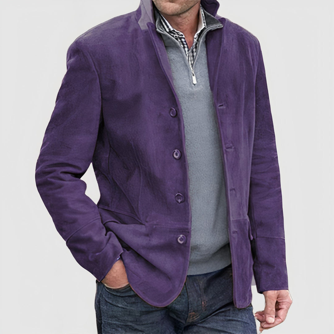 Herren Lederjacke Vintage Look