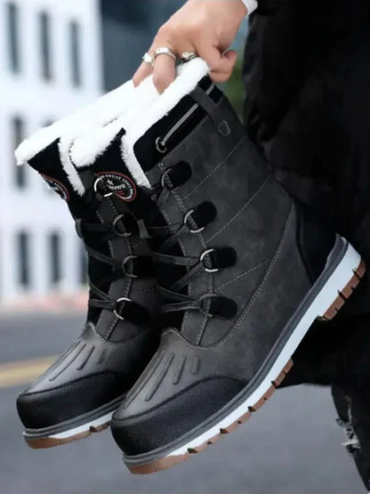 Herrenstiefel Wetterfest Isoliert Winter - IdealeKleiden