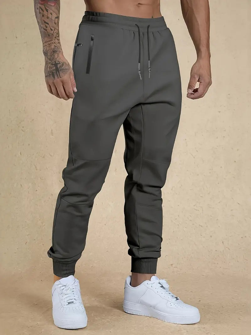 Bequeme Herrenhose mit Kordelzug und lockerem Sitz