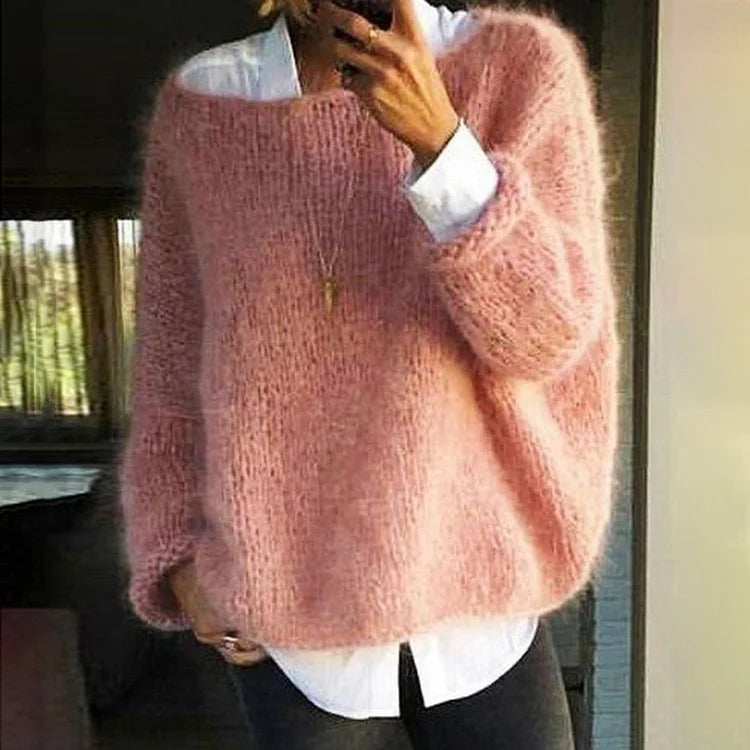 Elegante Mohair Sweater Luxus Qualität