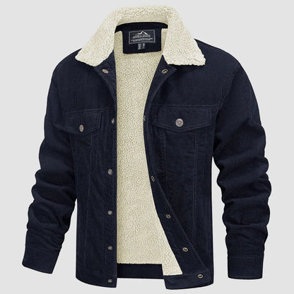Herren Cordjacke Warm Bequem
