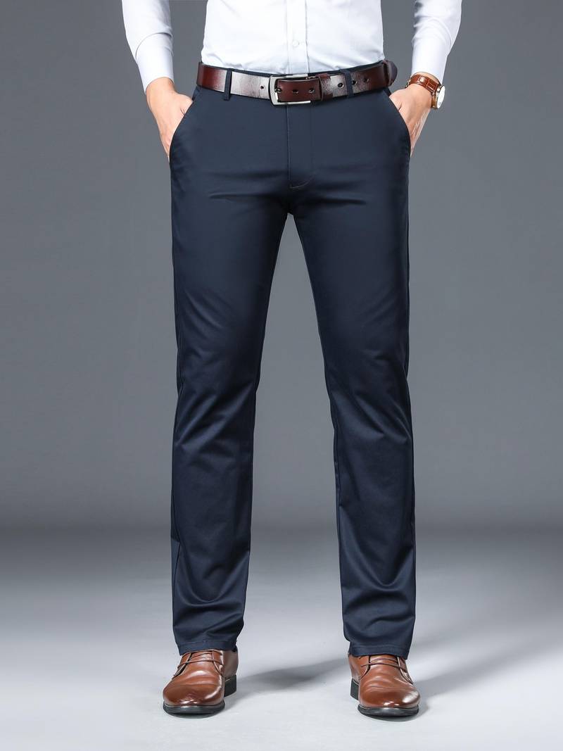 Herren Anzughose Klassisch Elegant Schnitt