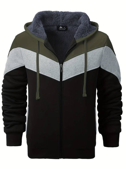 Herren Langarmjacke 3-Farben Trendy