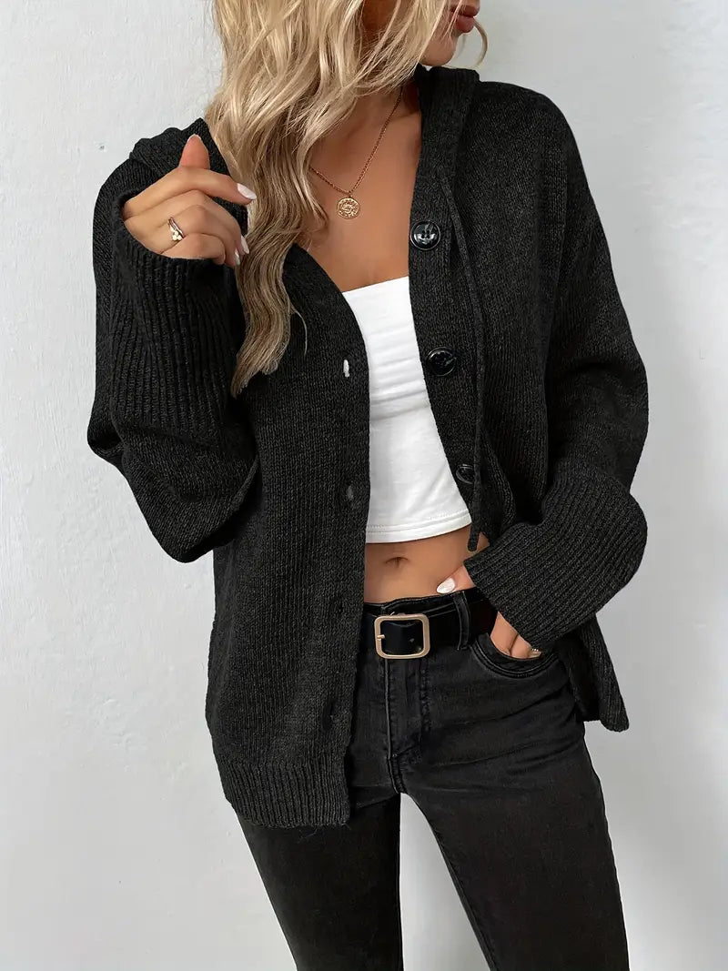 Stylischer Cardigan Damen Modern Knöpfe