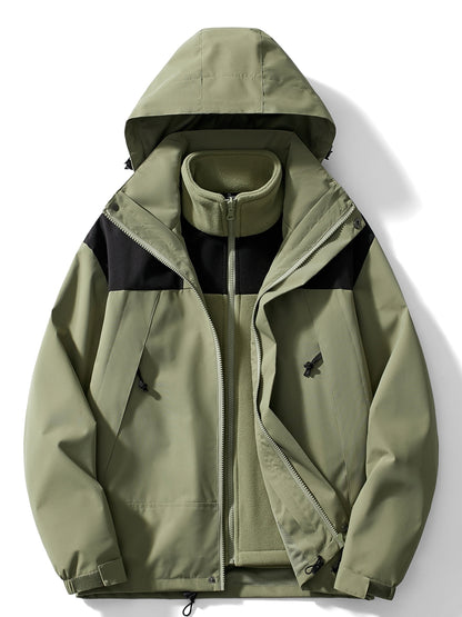 Praktische Winterjacke 3-in-1 Damen Herbst - IdealeKleiden