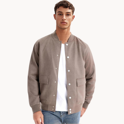 Leder Bomberjacke Herren Elegant