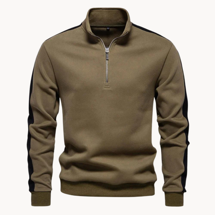 Elegante Pullover Damen | Luxus Sweater Viertelreißverschluss