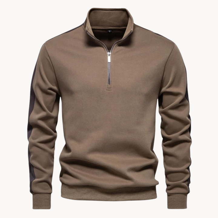 Elegante Pullover Damen | Luxus Sweater Viertelreißverschluss