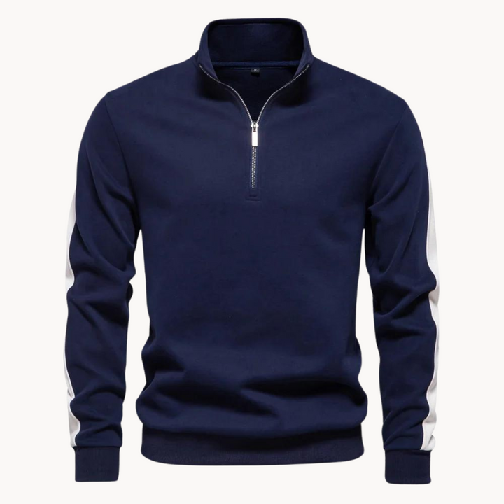 Elegante Pullover Damen | Luxus Sweater Viertelreißverschluss