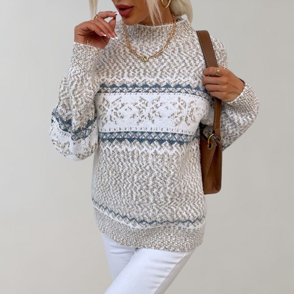 Damen Pullover Weich Gemütlich
