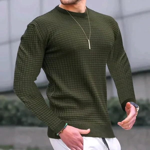 Eleganter Strickpullover Milano Slim Fit Design