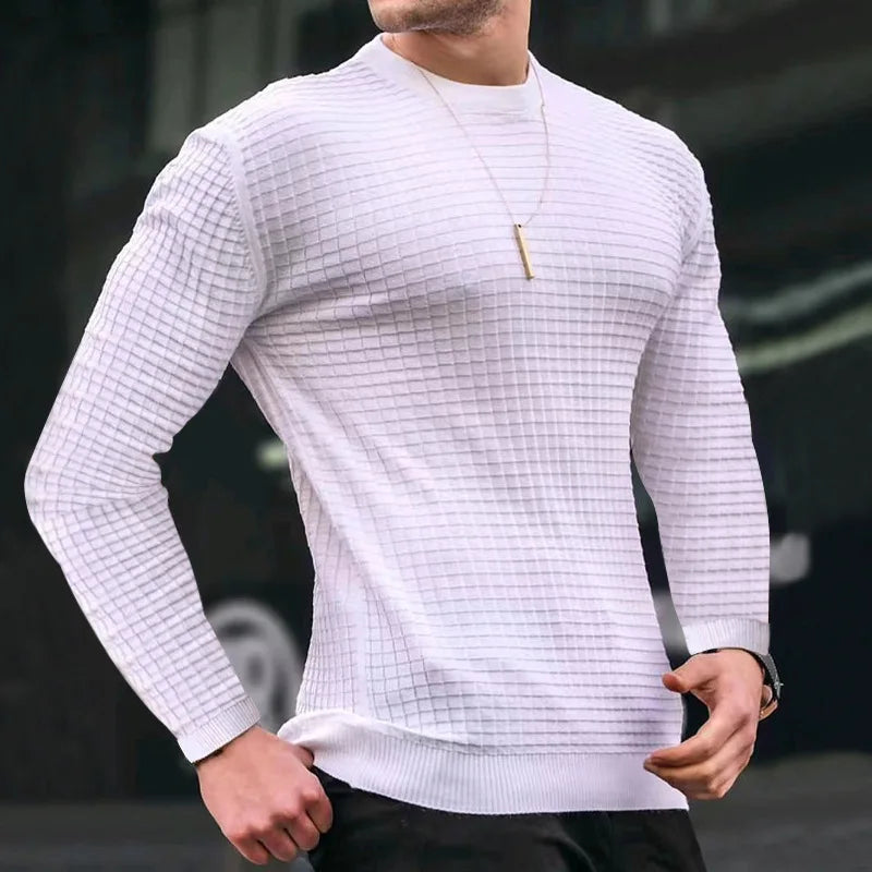 Eleganter Strickpullover Milano Slim Fit Design