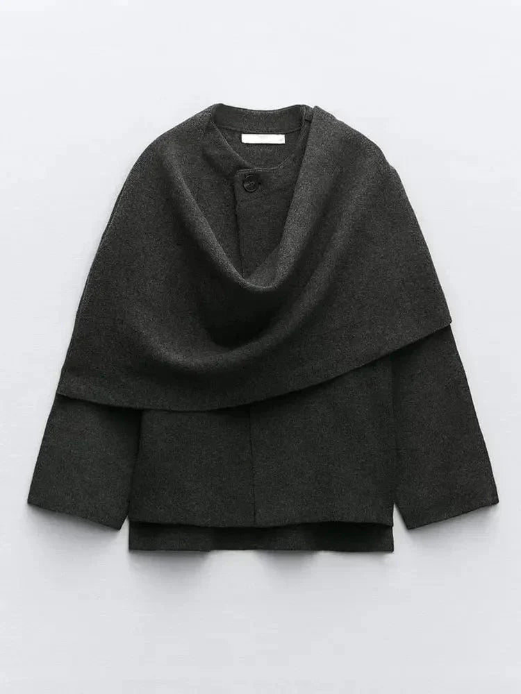 Elegante Damenwinterkleidung Retro Stil