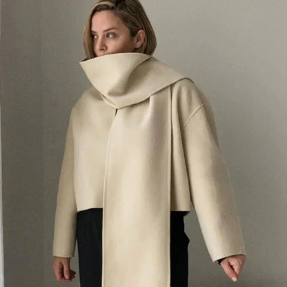 Elegante Damenwinterkleidung Retro Stil