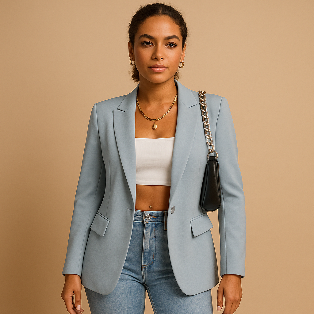 Damen Blazerjacke Slim Fit