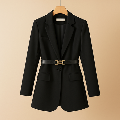 Damen Blazer Elegant Taillierte Form