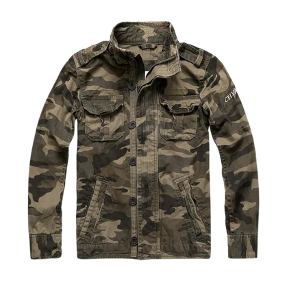 Praktische Outdoor-Jacke Mit Vielen Taschen