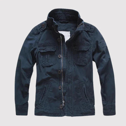 Praktische Outdoor-Jacke Mit Vielen Taschen
