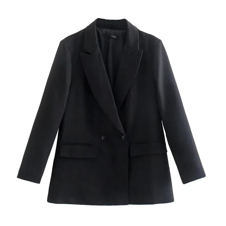 Stylischer Damenblazer Mit Taschen