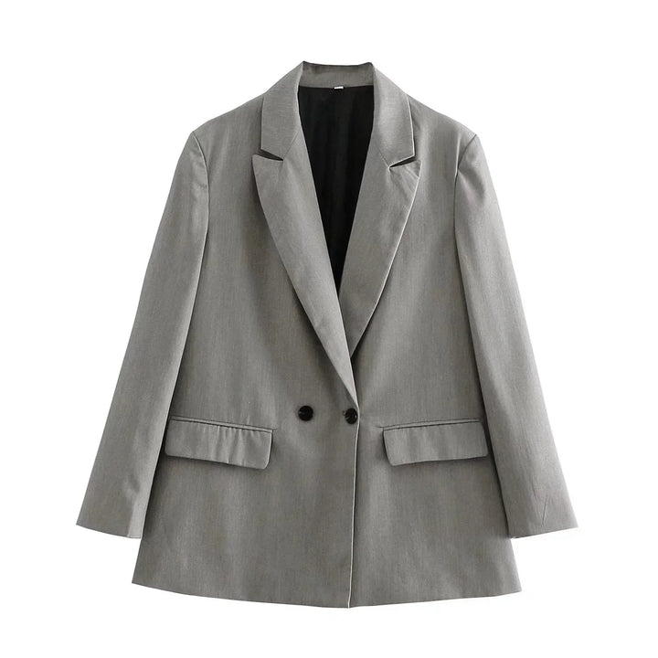 Stylischer Damenblazer Mit Taschen