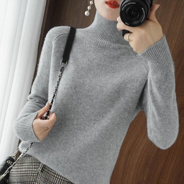 Stylischer Rollkragen Pullover Elegantes Design