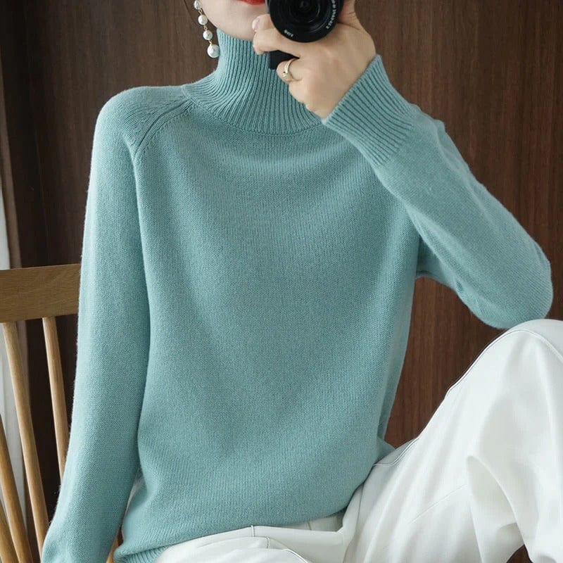 Stylischer Rollkragen Pullover Elegantes Design