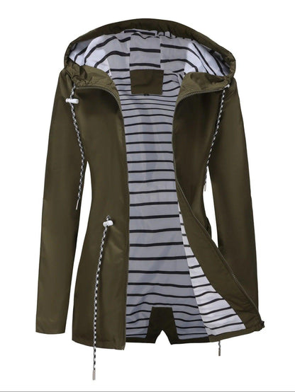 Wasserfeste Lange Outdoor-Jacke