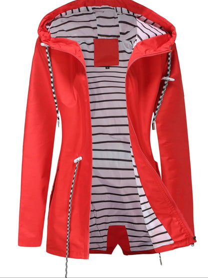 Wasserfeste Lange Outdoor-Jacke