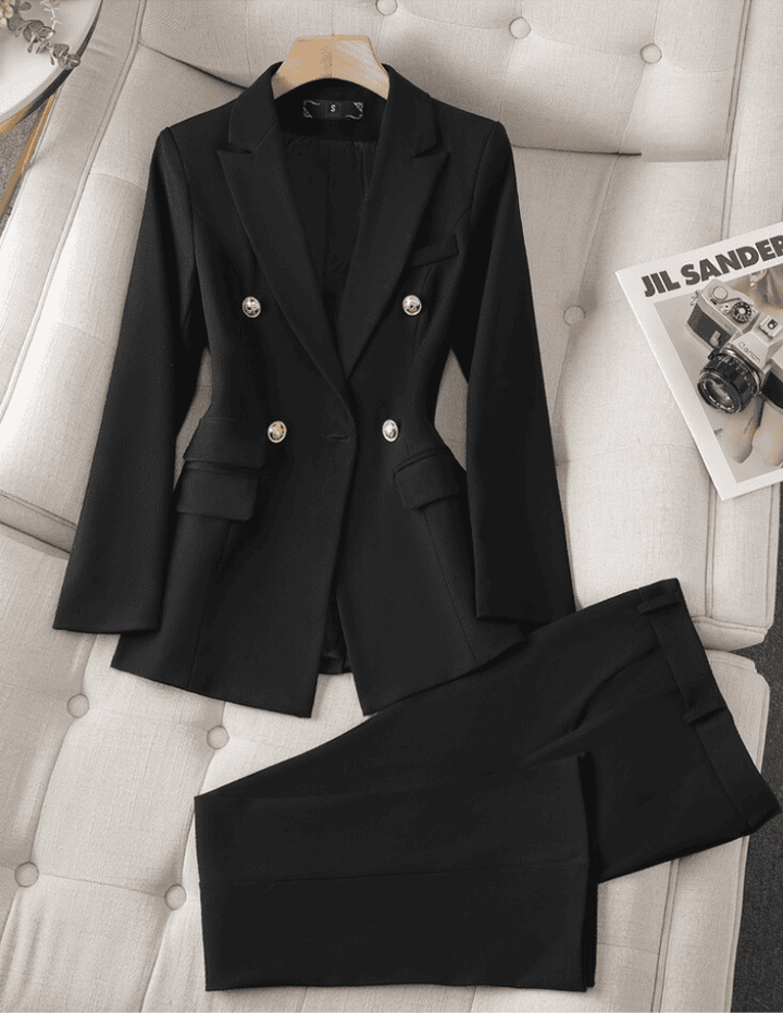 Elegantes Frauen Zweiteiler Chic Abendkleid
