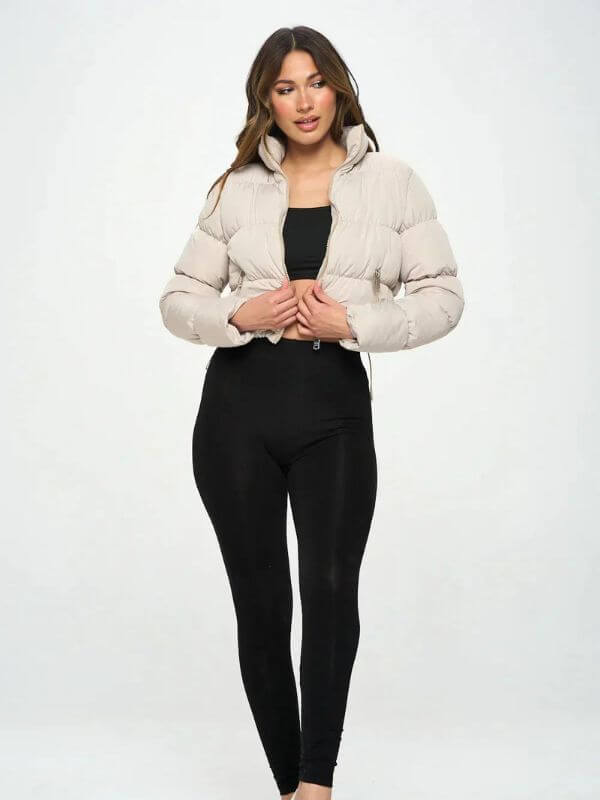 Leichte Damenjacke Puffer Style
