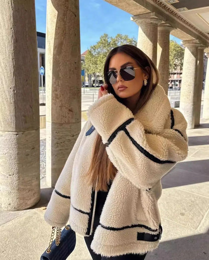 Weiche Teddyjacke Warm Winter