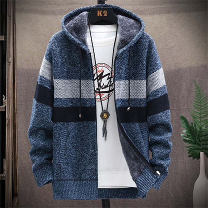 Herren Kapuzenpullover Warm Winterlich