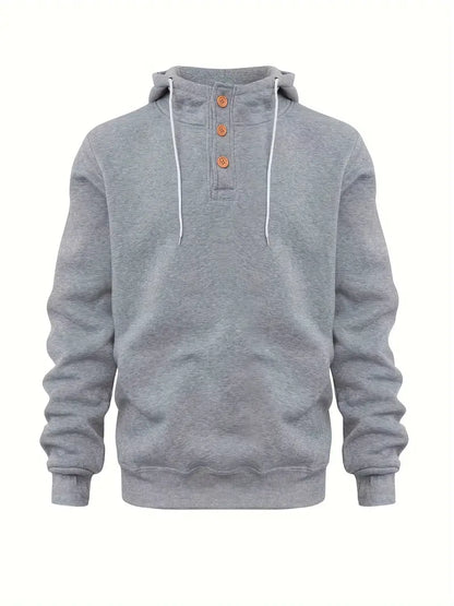 Herren Hoodie Langarm Warm Modern