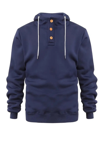 Herren Hoodie Langarm Warm Modern