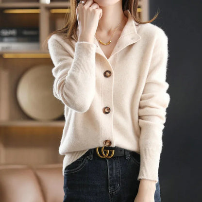 Damen Cardigan Weich Strick Modern - IdealeKleiden