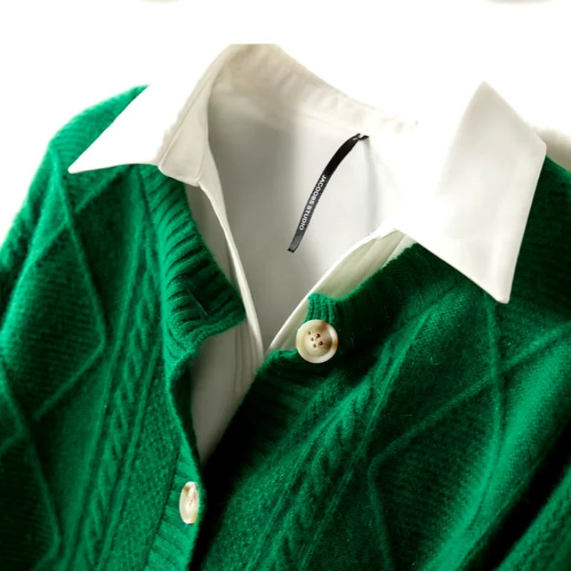 Elegante Strickjacke Damen Luxusdesign