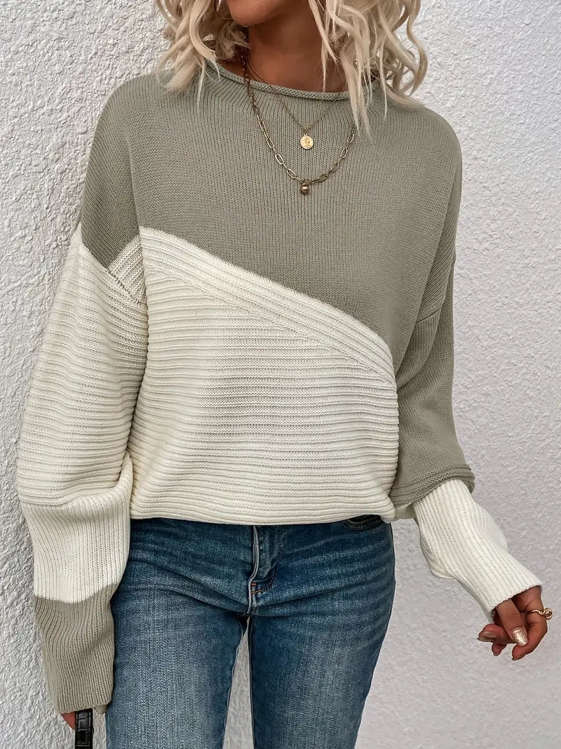 Farbige Pullover Damen Modern Bunt - IdealeKleiden