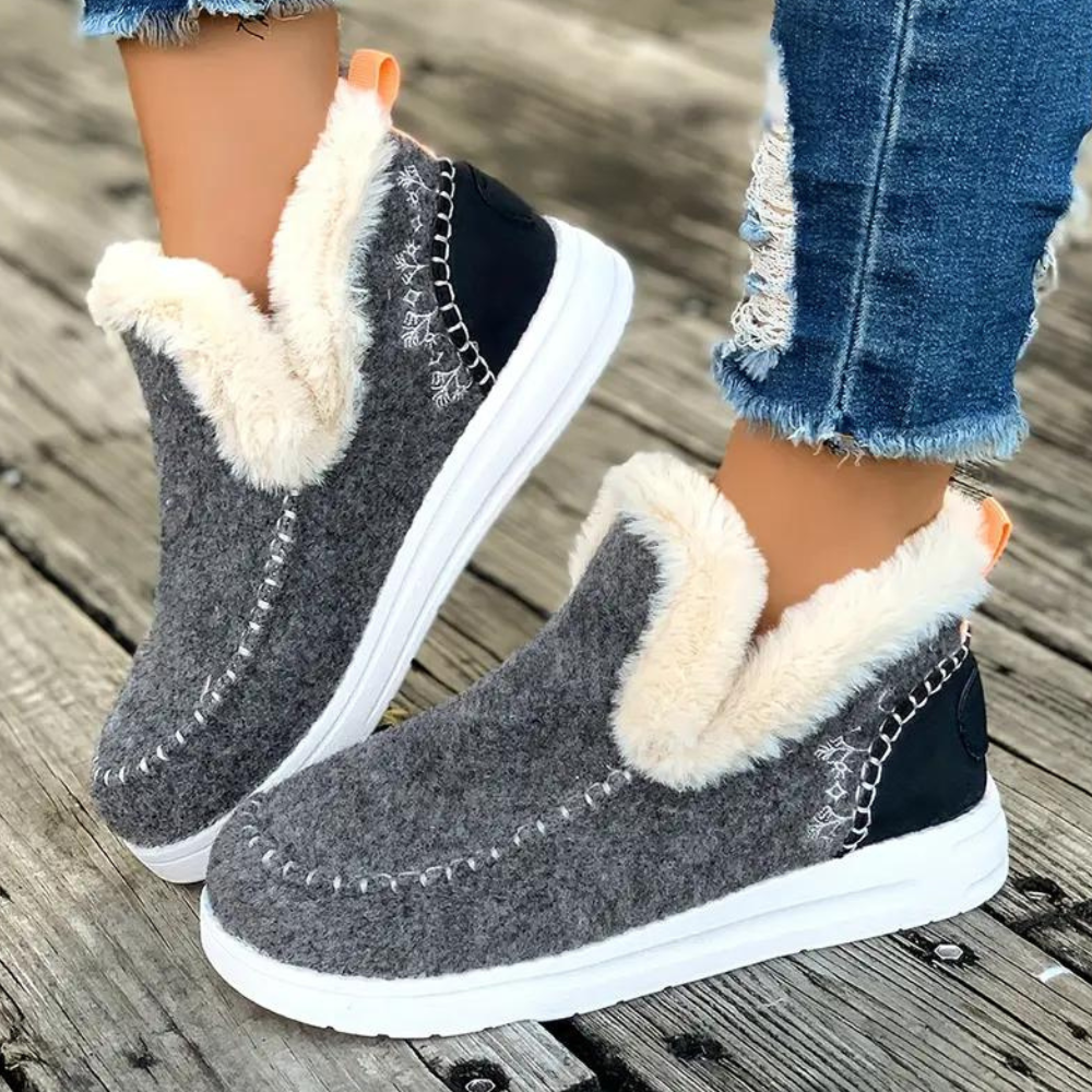 Stylische Winterstiefel Damen Kaltwetter
