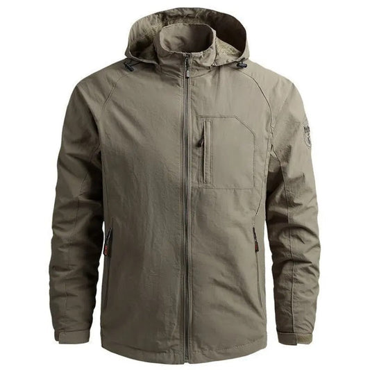 Wasserdichte Herrenjacke Atmungsaktiv Outdoor - IdealeKleiden