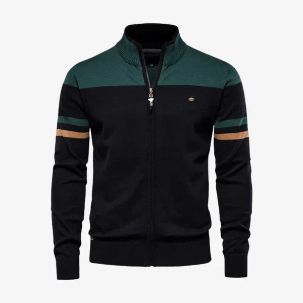 Falko - Stilvolle Zip-Jacke Moderner Kragen