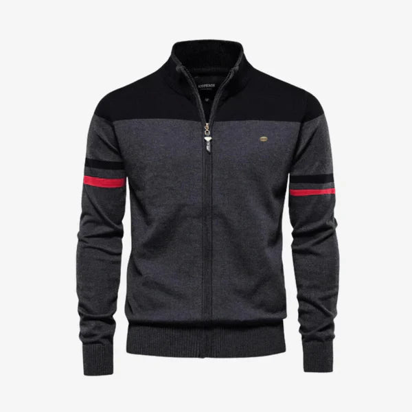 Falko - Stilvolle Zip-Jacke Moderner Kragen