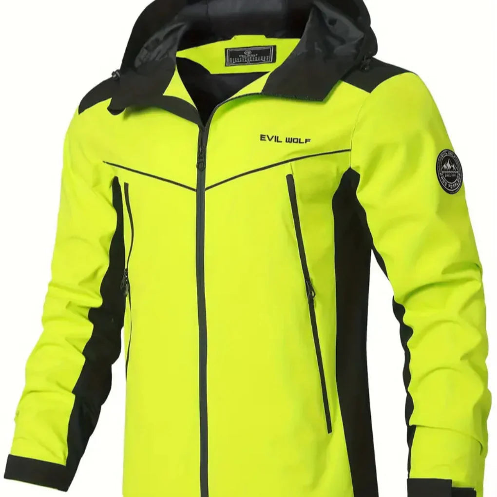 Wasserabweisende Outdoor-Jacke Reflektierend Sportlich