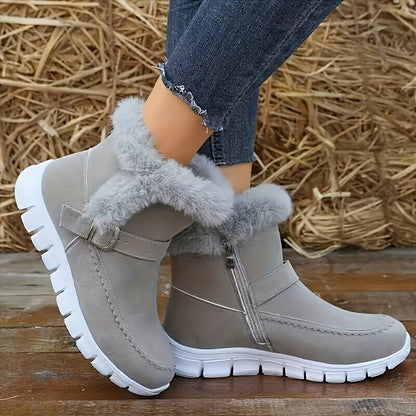 Warmes Stiefelett mit Weichem Innenfutter für Damen