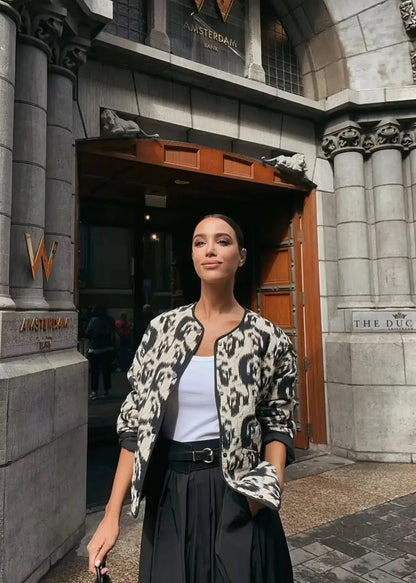 Stilvolle Frauenjacke Französisch Chic Baumwolle