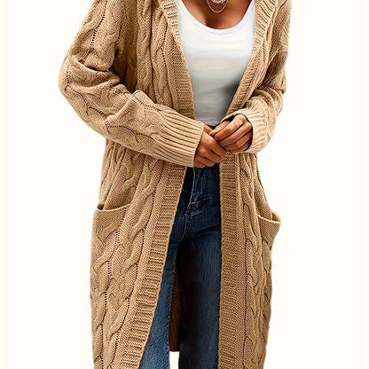 Kapuzenjacke Damen Lang Elegant