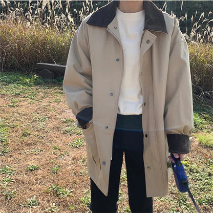 Stylische Damenjacke Vintage Look Große Taschen