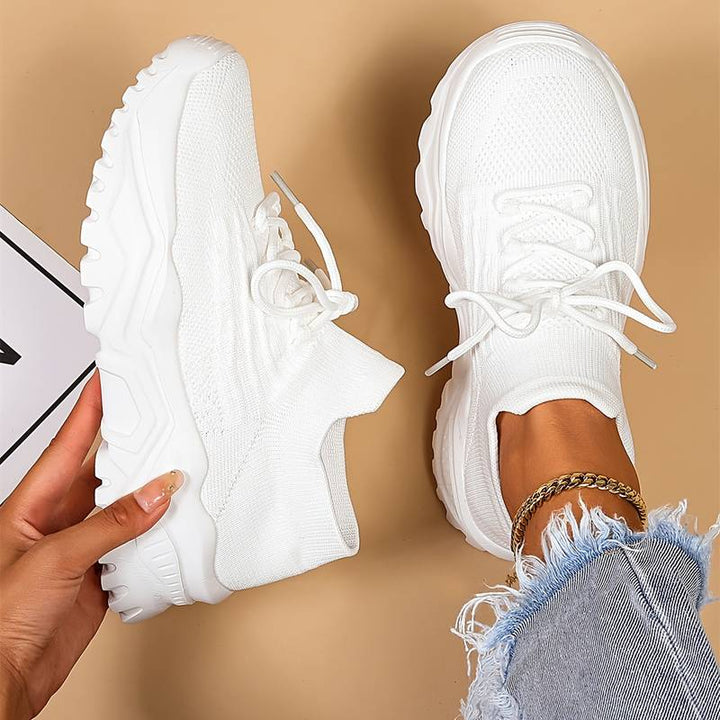 Damen Sneaker Sportlich Elegant Design